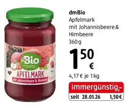 dm Apfelmark mit Johannisbeere& Himbeere Angebot