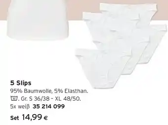 Tchibo Eduscho 5 Slips Angebot