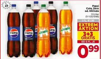 Pepsi Cola Zero od Mirinda
