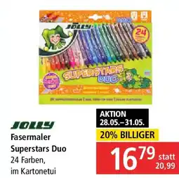 Pagro Diskont JOLLY Fasermaler Superstars Duo Angebot