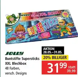 Pagro Diskont Buntstifte Supersticks XXL Blechbox Angebot