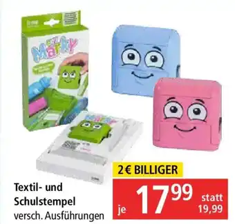 Pagro Diskont Textil- und Schulstempel Angebot