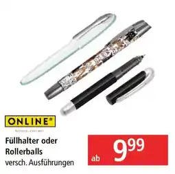 Pagro Diskont Füllhalter oder Rollerballs Angebot