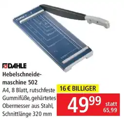 Pagro Diskont Hebelschneide- maschine 502 Angebot