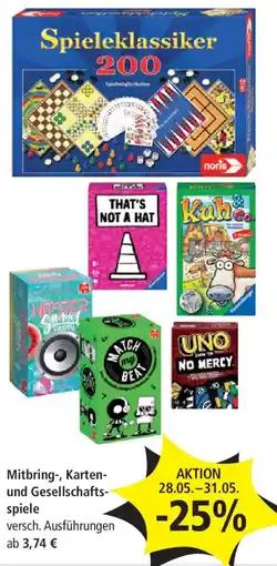 Pagro Diskont Mitbring-, Karten- und Gesellschafts- spiele Angebot