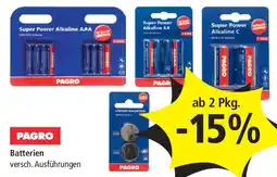 Pagro Diskont Batterien Angebot