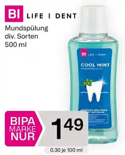 Bipa Mundspülung Cool Mint Angebot