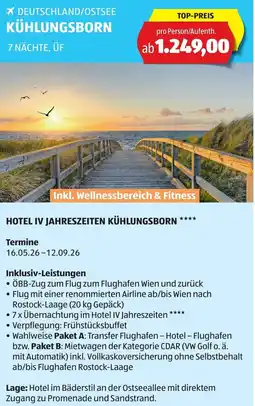 Hofer Reisen Kühlungsborn Angebot