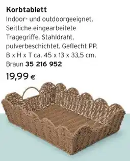 Tchibo Eduscho Korbtablett Angebot