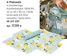 Tchibo Eduscho 4 Platzsets Angebot