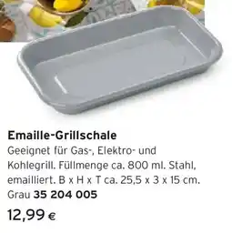 Tchibo Eduscho Emaille Grillschale Angebot
