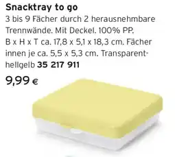 Tchibo Eduscho Snacktray To Go Angebot