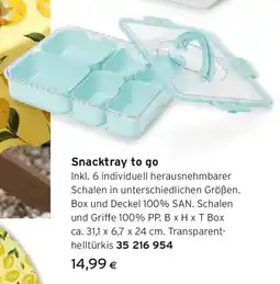 Tchibo Eduscho Snacktray To Go Angebot