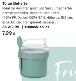 Tchibo Eduscho To Go Behälter Angebot