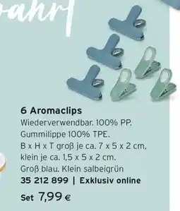 Tchibo Eduscho 6 Aromaclips Angebot