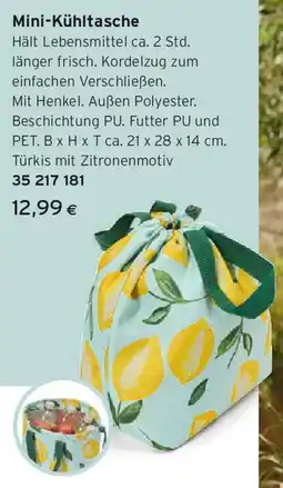 Tchibo Eduscho Mini Kühltasche Angebot