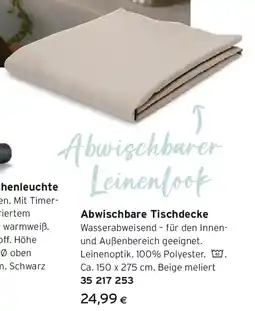 Tchibo Eduscho Abwischbare Tischdecke Übergröße Angebot