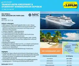 Hofer Reisen Transatlantik-kreuzfahrt & sternfahrt dominikanische republik Angebot