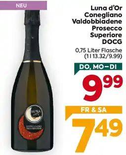 Billa Luna d'Or Conegliano Valdobbiadene Prosecco Superiore Angebot