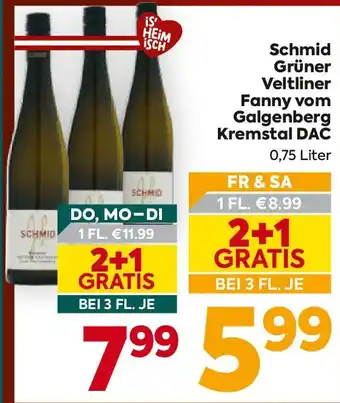 Schmid Grüner Veltliner Fanny vom Galgenberg Kremstal DAC