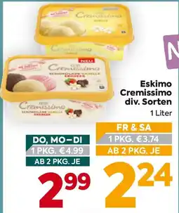 Billa Eskimo Cremissimo Angebot