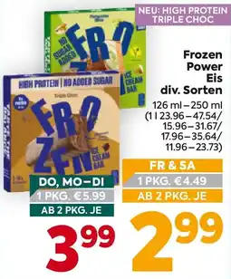 Billa Frozen Power Eis Angebot