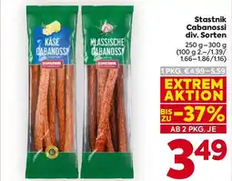 Billa Stastnik Cabanossi Angebot
