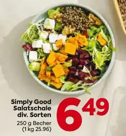 Billa Simply Good Salatschale Angebot