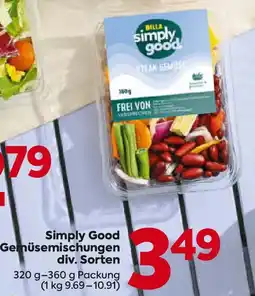 Billa Simply Good Gemüsemischungen Angebot