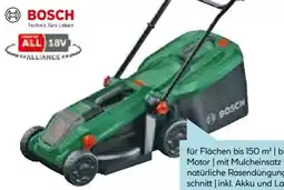 Hellweg Bosch Akku-Rasenmäher Rotak 18V-32 Angebot