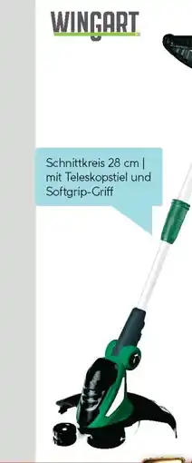 Hellweg Wingart Elektro-Trimmer RTX 450-28 Angebot