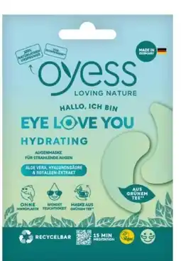 dm oyess Augenmaske Eye Love you Angebot