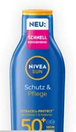 Bipa Nivea Sun Schutz & Pflege Sonnenmilch LSF 50+ Angebot