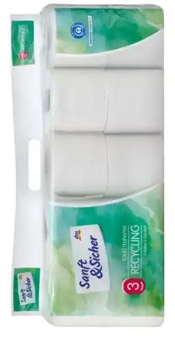dm Sanft & Sicher Toilettenpapier Recycling Angebot