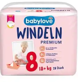 dm Babylove Premium-Windeln Angebot