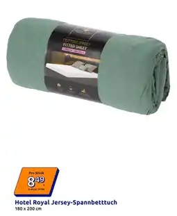 Action Hotel Royal Jersey Spannbetttuch Angebot