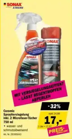 Forstinger Ceramic SprayVersiegelung inkl. 2 Microfaser-Tücher Angebot