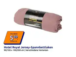 Action Hotel Royal Jersey Spannbettlaken Angebot