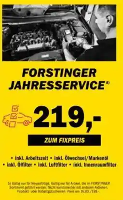Forstinger Forstinger jahresservice Angebot