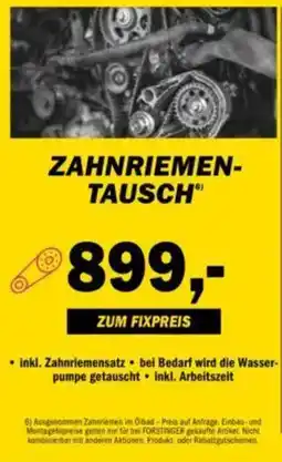 Forstinger Zahnriemen- tausch Angebot