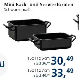 Strasser Markt Mini Back- und Servierformen Angebot