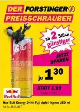 Forstinger Red Bull Energy Drink Fuji-Apfel-Ingwer Angebot