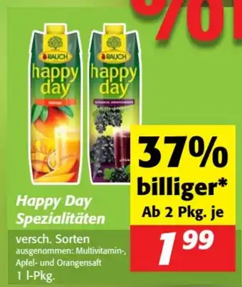 Nah&Frisch Happy Day Spezialitäten Angebot