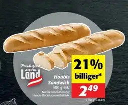 Nah&Frisch Haubis Sandwich Angebot