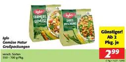 Nah&Frisch Iglo Gemüse Natur Großpackungen Angebot