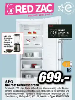Red Zac NoFrost Gefrierschrank Angebot