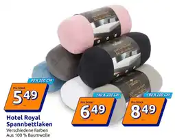 Action Hotel Royal Spannbettlaken Angebot