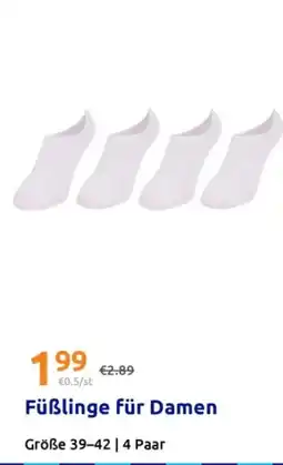 Action Füßlinge für Damen Angebot