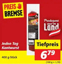 Nah&Frisch Jeden Tag Kantwurst Angebot