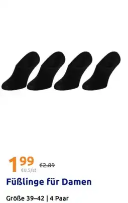 Action Füßlinge für Damen Angebot